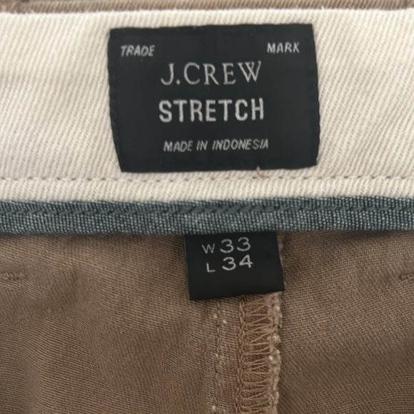J. Crew stretch Dark khakis pants Size 33/34 - Picture 8 of 9